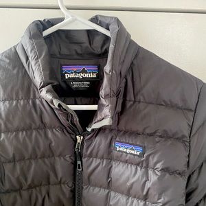 Black Patagonia Down Sweater Jacket